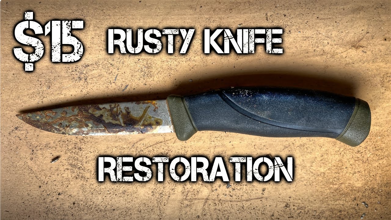 15 Rusty Bushcraft Knife Restoration