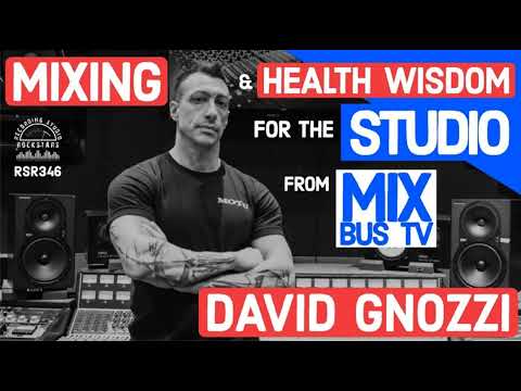 RSR346 - David Gnozzi - Mixing and Health Wisdom for the Studio From Mix Bus TV