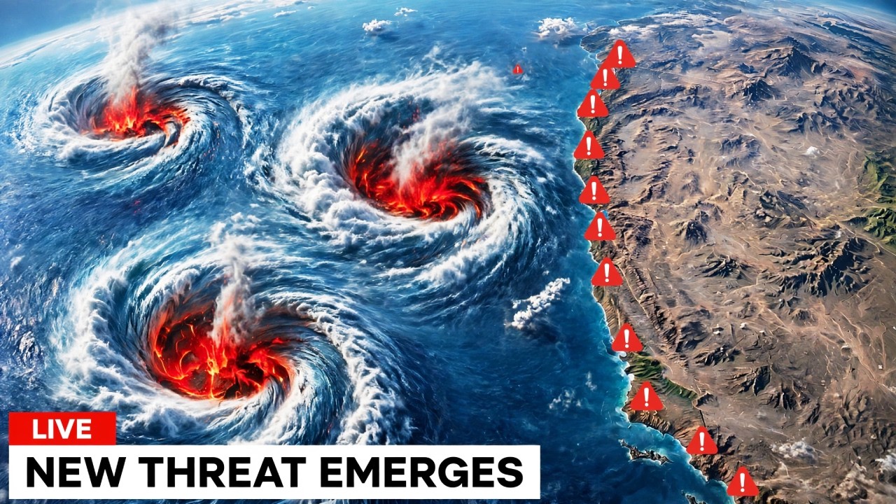 ALERT: 3 Massive Eruptions Spotted Off California Coast - State On Edge