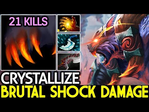 Crystallize [Ursa] Brutal Shocking Damage Crazy Game 7.21 Dota 2