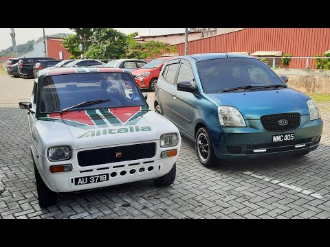 SPECIAL! 1975 Fiat 127 vs. 2004 Kia Picanto - How "Small" Cars Changed Over 30yrs! | EvoMalaysia.com