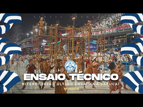 ACADÊMICOS NITERÓI 2026 - ÚLTIMO ENSAIO TÉCNICO NA SAPUCAÍ PARA O CARNAVAL COMPLETO
