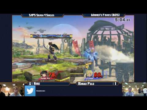 S@PS 31 Wii U Singles - Kimo (Dark Pit) vs Marko Polo (Cloud) - Winner's Finals
