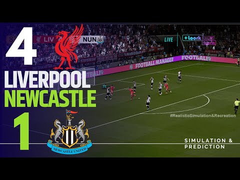 LIVERPOOL  4 vs. 1 NEWCASTLE | PREMIER LEAGUE 2025-2026 | Match Highlights  Simulation/Recreation