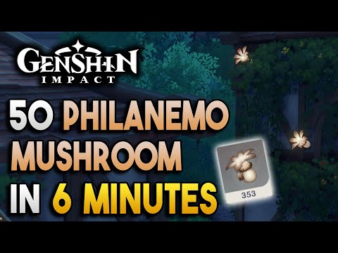 Philanemo Mushroom Locations - Fast and Efficient - Ascension Materials -【Genshin Impact】