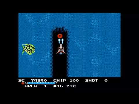 The Guardian Legend Secret. Area 0, 1, and 2