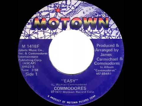1977 HITS ARCHIVE: Easy - Commodores (stereo 45--#1 R&B hit)