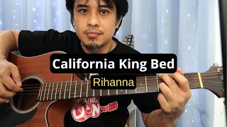 California King Bed Rihanna 'guitar tutorial' with intro plucking