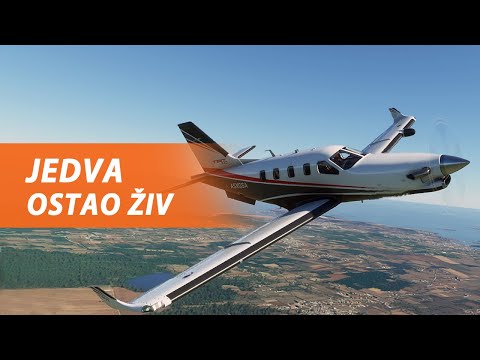 AMATER SLETIO AVION U RIJEKU - Microsoft Flight Simulator