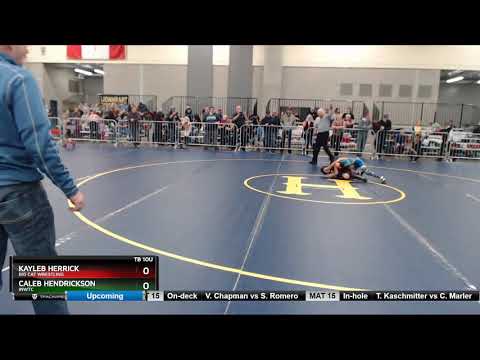 TB 10U 71-73 Kayleb Herrick Big Cat Wrestling Vs Caleb Hendrickson INWTC