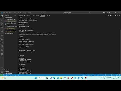 Atm Interface Oasis Infobyte Internship Task 3 Java Programming