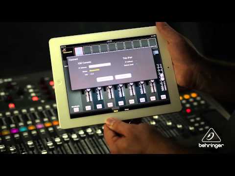 How to use the BEHRINGER X32 remote app for iPad - XiCONTROL