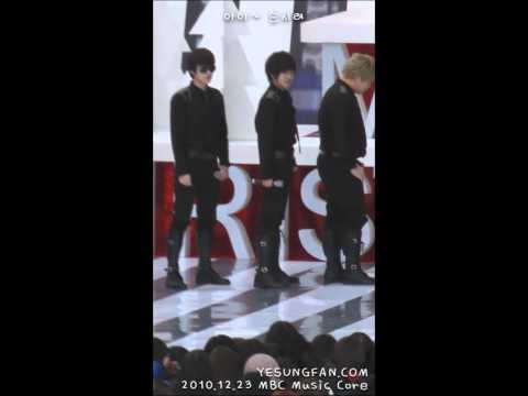 23 DEC 2010 Super Junior - Bonamana Rehearsal (Yesung Fancam)