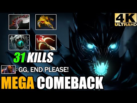 Intense Hard Carry Battle Terrorblade Deleted Anti-Mage Epic Mega Creeps Comeback 7.29 Dota 2