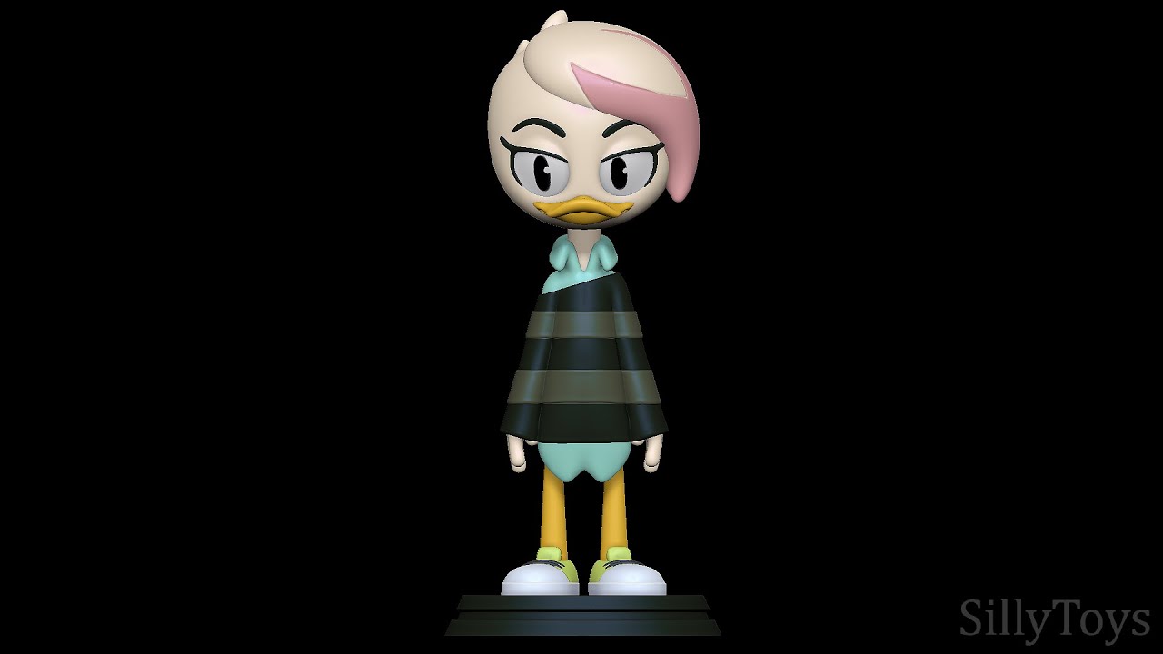 Lena Sabrewing - DuckTales 3D Print Model