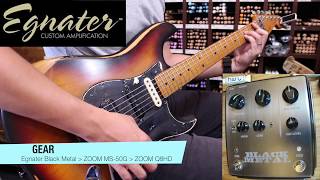 Video thumbnail for Egnater Black Metal Distortion Pedal Test by Jimmy Lin - JL Music Studio -