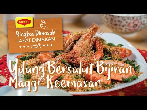 Udang Bersalut Bijiran Maggi® Keemasan