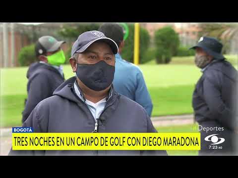 Diego Maradona llegó un día a Bogotá sin que nadie lo supiera para divertirse con su segunda pasión.