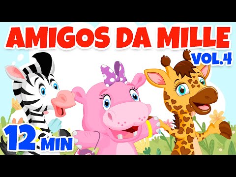 Amigos da Mille Vol. 4 - Giramille 12 min | Desenho Animado Musical