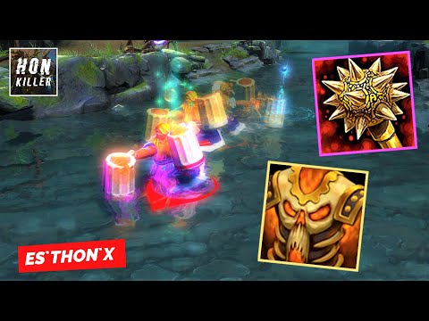 HoN Drunken Master SHIELDBREAKER with DAEMONIC BREASTPLATE