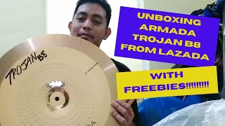 Video thumbnail for armada trojan b8 cymbal "china 18" review and soundtest by juben core