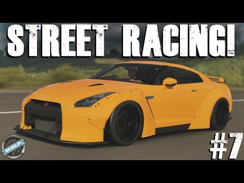 STREET RACING IN A WIDEBODY GTR!! || Forza Horizon 3 Playthrough - Part 7