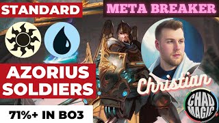 AZORIUS SOLDIERS ARENA STANDARD GAMEPLAY AND DECK TECH - BO3 GAMES WITH FULL SIDEBOARD GUIDE - MTG