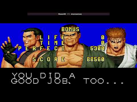 KOF '94 BeastK vs moraenae. 더 킹 오브 파이터즈 '94, El Rey de los Luchadores '94 #snk #gaming #retrogaming