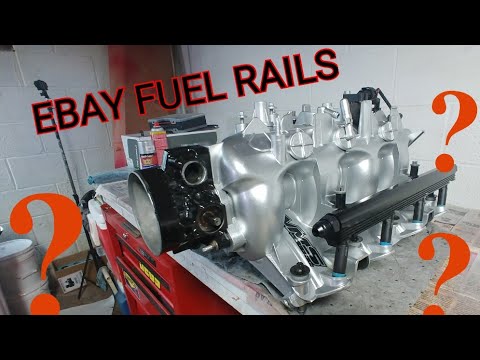 EBAY Billet fuel rails for the LS truck intake