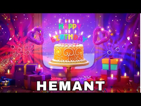 Happy Birthday Hemant, Birthday Wishes, Birthday Song, hbd