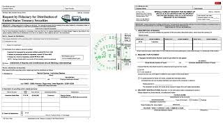 Treasury Direct Forms SAV-1455 & SAV-1522/County Seal