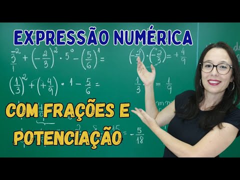 EXPRESSÃO NUMÉRICA COM FRAÇÃO E POTÊNCIA