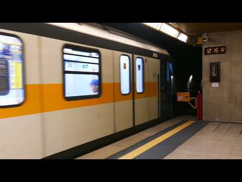 départ de métro [ 8000 SERIE, LODI T.I.B.B STATION, LIGNE M3 ]