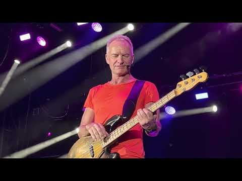 Sting - live medley: Walking on the moon, So lonely, No woman no cry - Parma 2022 - 4K