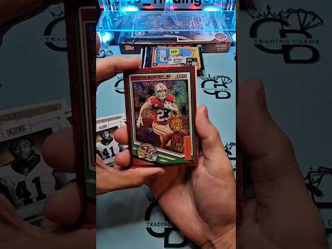 CMC on the Red /25! Awesome hit! #49ers #nfl #football #sports #sportscards