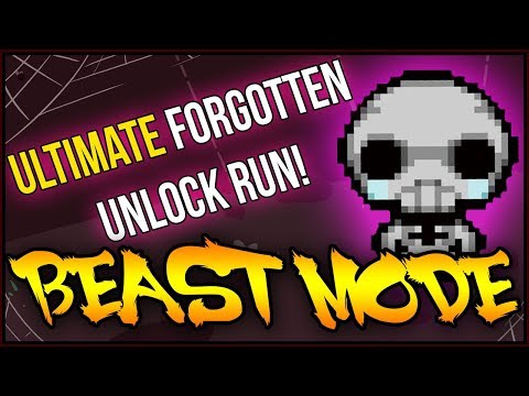 THE ULTIMATE FORGOTTEN UNLOCK RUN! - The Binding Of Isaac: Afterbirth+
