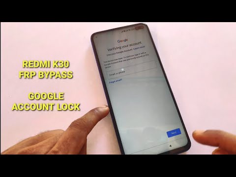 How To Bypass Google Account Lock Redmi K30 Android 10 | Redmi K30 FRP Unlock