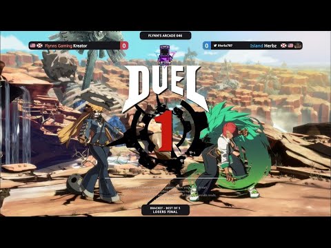 Flynn's Arcade 046 Losers Finals - Island | Herbz (Jack-O) Vs. FG | Kreator (Giovanna)Guilty Gear
