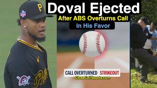 E102 - Camilo Doval Ejected On Way Off Field After ABS Overturns Call In His Favor (Alfonso Márquez)
