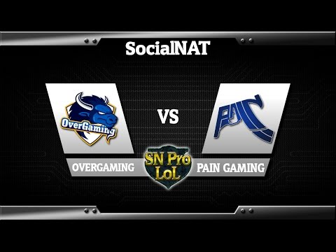 Overgaming vs Pain gaming: 4 Jornada Sn Pro Lol