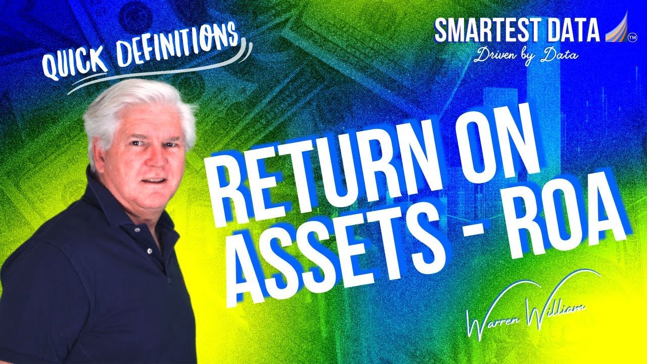 Return on Assets - ROA Calculated by Net Income / Average Total Assets. Asset efficiency is key.