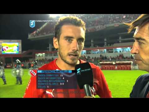 Mancuello: "Me llena de orgullo". Independiente 4 - Arsenal 0. Fecha 6. Primera División 2015. FPT.