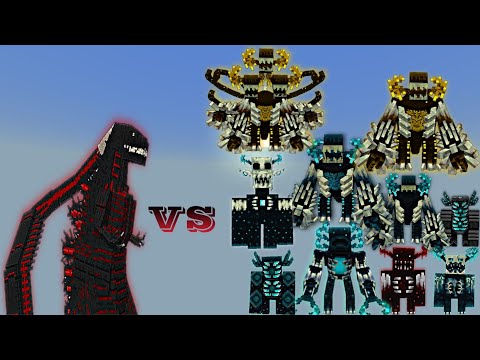 EPIC Minecraft Battle: Shin Godzilla vs Warden Horde