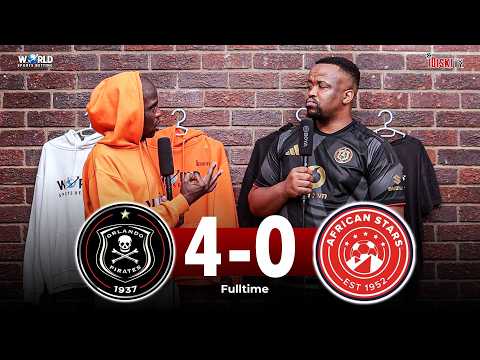 Masilela Will Be National Team Player | Orlando Pirates 4-0 African Stars | Junior Khanye