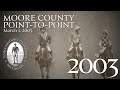 2003 Moore County Point To Point Mar 1 2003