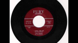 CARL HOGAN AND THE MIRACLES - I LOVE YOU SO / YOUR LOVE  - FURY 1002 - 1957