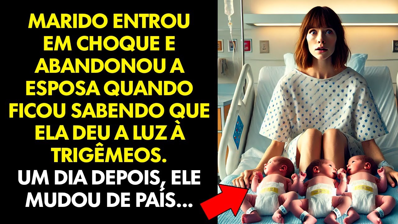 Mulher grávida deu à luz trigêmeos, quando seu marido ficou sabendo, mudou de país...