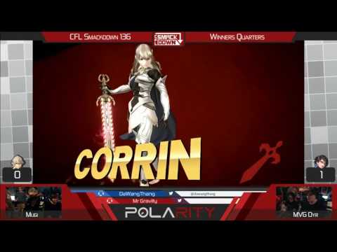 CFL Smackdown 136 WiiU - MVG | Dyr (Diddy Kong) vs Mugi (Corrin) - Winners Quarters