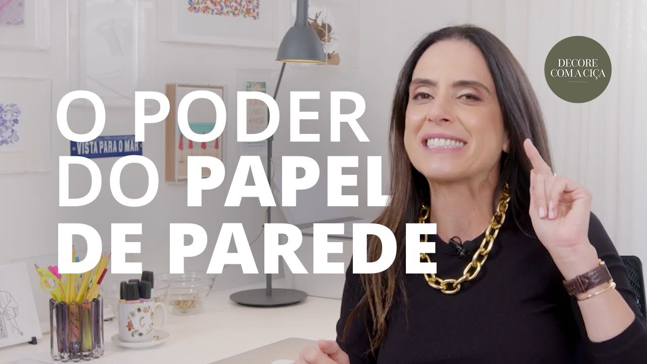 O PODER do PAPEL DE PAREDE na Decoração I Decore com Ciça