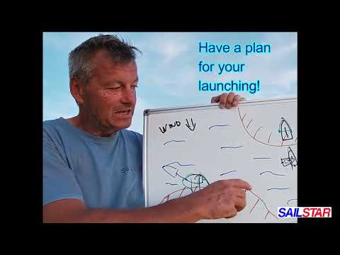 Chapter 2, Video 04 Launching the sailing dinghy